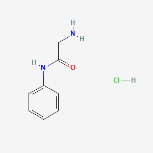 molecular formula C8H11ClN2O B1267973 2-amino-N-phenylacetamide hydrochloride CAS No. 4801-39-2