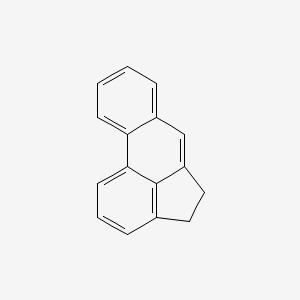 molecular formula C16H12 B12679742 Acephenanthrylene, 4,5-dihydro- CAS No. 6232-48-0