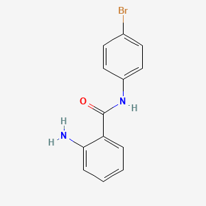 molecular formula C13H11BrN2O B1267984 2-Amino-n-(4-bromophenyl)benzamide CAS No. 50735-55-2