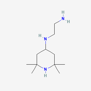 molecular formula C11H25N3 B12679845 N-(2,2,6,6-Tetramethyl-4-piperidyl)ethylenediamine CAS No. 70804-02-3