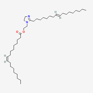 molecular formula C40H74N2O2 B12679869 2-(2-(8-Heptadecenyl)-4,5-dihydro-1H-imidazol-1-yl)ethyl oleate CAS No. 82799-41-5