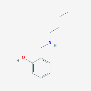 molecular formula C11H17NO B1267993 2-[(丁基氨基)甲基]苯酚 CAS No. 62498-73-1
