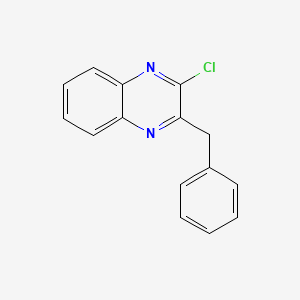 molecular formula C15H11ClN2 B1267994 2-Benzyl-3-chloroquinoxaline CAS No. 49568-78-7