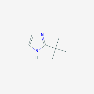 molecular formula C7H12N2 B1267998 2-叔丁基-1H-咪唑 CAS No. 36947-69-0