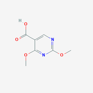 molecular formula C7H8N2O4 B012680 2,4-Dimethoxypyrimidine-5-carboxylic acid CAS No. 110821-07-3