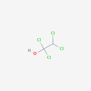 molecular formula C2H2Cl4O B12680048 1,1,2,2-Tetrachloroethanol CAS No. 1934530-59-2