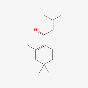 molecular formula C14H22O B12680070 3-Methyl-1-(2,4,4-trimethylcyclohexen-1-yl)-2-buten-1-one CAS No. 93882-36-1