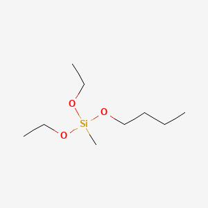 molecular formula C9H22O3Si B12680074 Butoxydiethoxymethylsilane CAS No. 93918-87-7