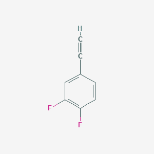 molecular formula C8H4F2 B126801 3,4-二氟苯乙炔 CAS No. 143874-13-9