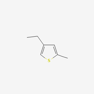 molecular formula C7H10S B1268010 4-ethyl-2-methylthiophene CAS No. 13678-54-1