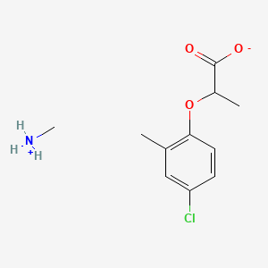molecular formula C11H16ClNO3 B12680113 Methylammonium 2-(4-chloro-2-methylphenoxy)propionate CAS No. 94133-75-2