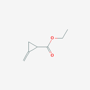 molecular formula C7H10O2 B1268014 Ethyl 2-methylidenecyclopropane-1-carboxylate CAS No. 18941-94-1