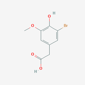3-Bromo-4-hydroxy-5-methoxyphenylacetic acid