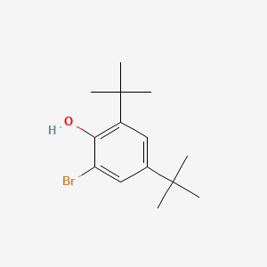 molecular formula C14H21BrO B1268018 2-Bromo-4,6-di-tert-butylphenol CAS No. 20834-61-1