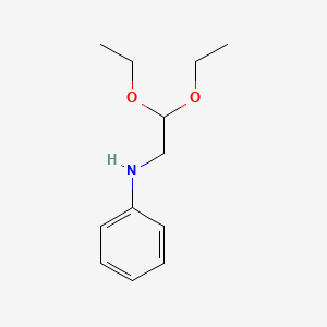 molecular formula C12H19NO2 B1268022 N-(2,2-Diethoxyethyl)aniline CAS No. 22758-34-5