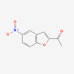 molecular formula C10H7NO4 B1268024 2-Acetyl-5-nitrobenzo[b]furan CAS No. 23136-39-2