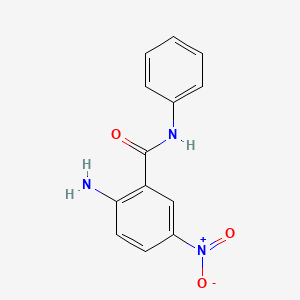 molecular formula C13H11N3O3 B1268030 2-Amino-5-nitrobenzanilide CAS No. 30481-54-0