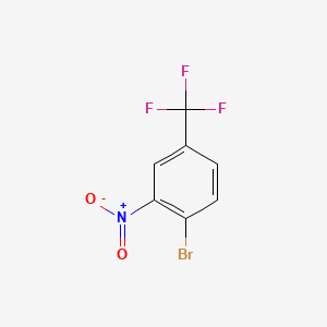 molecular formula C7H3BrF3NO2 B1268037 4-Bromo-3-nitrobenzotrifluoride CAS No. 349-03-1