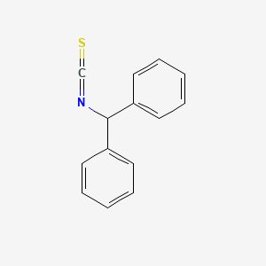 molecular formula C14H11NS B1268038 Benzhydryl isothiocyanate CAS No. 3550-21-8
