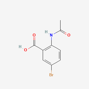 molecular formula C9H8BrNO3 B1268042 2-Acetamido-5-bromobenzoic acid CAS No. 38985-79-4