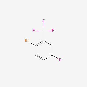 molecular formula C7H3BrF4 B1268043 2-Bromo-5-fluorobenzotrifluoride CAS No. 40161-55-5