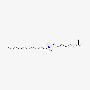 molecular formula C21H46N+ B12680435 Decylisononyldimethylammonium CAS No. 178963-66-1