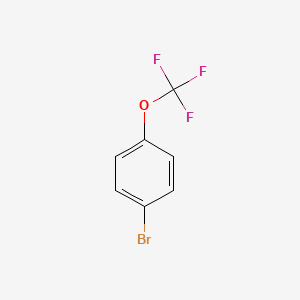 molecular formula C7H4BrF3O B1268045 1-Bromo-4-(trifluoromethoxy)benzene CAS No. 407-14-7