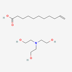 molecular formula C17H35NO5 B12680457 Einecs 282-908-9 CAS No. 84471-25-0