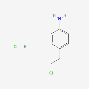 Aniline, p-(2-chloroethyl)-, hydrochloride