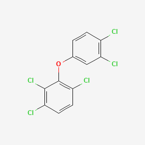 molecular formula C12H5Cl5O B12680614 2,3,3',4',6-Pentachlorodiphenyl ether CAS No. 159553-69-2