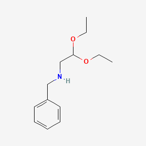 molecular formula C13H21NO2 B1268064 N-Benzylaminoacetaldehyde diethyl acetal CAS No. 61190-10-1