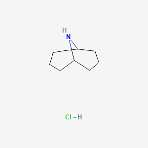 molecular formula C8H16ClN B1268067 9-氮杂双环[3.3.1]壬烷盐酸盐 CAS No. 6760-43-6