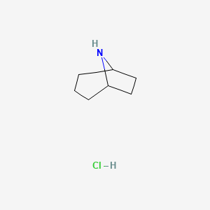 molecular formula C7H14ClN B1268068 8-Azabicyclo[3.2.1]octane hydrochloride CAS No. 6760-99-2