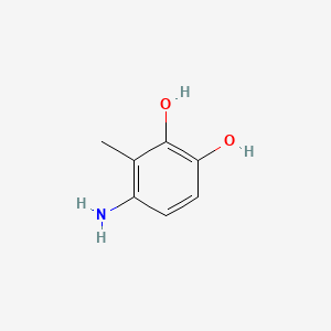 molecular formula C7H9NO2 B12680683 4-Amino-3-methylpyrocatechol CAS No. 93940-92-2