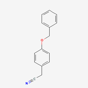 molecular formula C15H13NO B1268079 4-Benzyloxyphenylacetonitrile CAS No. 838-96-0