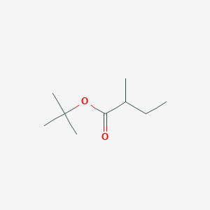 molecular formula C9H18O2 B1268087 Tert-butyl 2-methylbutanoate CAS No. 16537-12-5