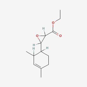 molecular formula C13H20O3 B12680892 Ethyl 3-(2,4-dimethylcyclohex-3-en-1-yl)oxirane-2-carboxylate CAS No. 84473-78-9