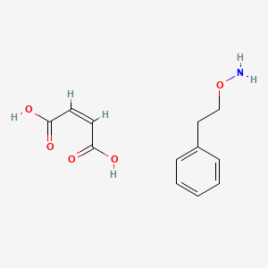 molecular formula C12H15NO5 B12680923 O-Phenethylhydroxylamine maleate CAS No. 96651-33-1