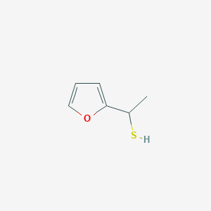 molecular formula C6H8OS B1268094 1-(Furan-2-yl)ethane-1-thiol CAS No. 96631-04-8