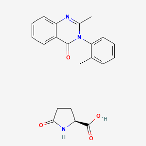 molecular formula C21H21N3O4 B12681061 Einecs 299-167-2 CAS No. 93857-34-2