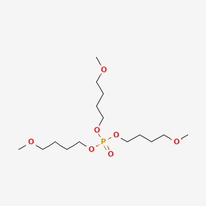 molecular formula C15H33O7P B12681174 Tris(4-methoxybutyl) phosphate CAS No. 94160-08-4