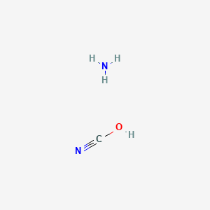 molecular formula CH4N2O B12681244 Ammonium isocyanate CAS No. 22981-32-4