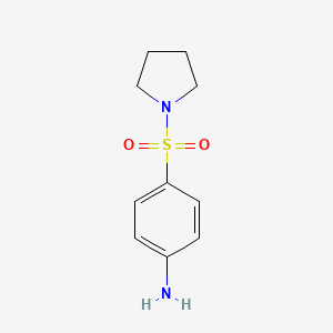 molecular formula C10H14N2O2S B1268134 4-(Pyrrolidin-1-ylsulfonyl)aniline CAS No. 88327-91-7