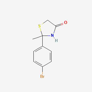 2-(4-Bromophenyl)-2-methyl-1,3-thiazolidin-4-one
