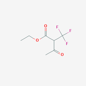 molecular formula C7H9F3O3 B1268139 Ethyl 3-oxo-2-(trifluoromethyl)butanoate CAS No. 116046-53-8