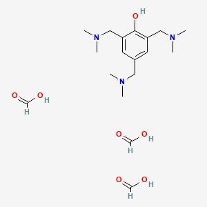 molecular formula C18H33N3O7 B12681404 Einecs 286-127-4 CAS No. 85187-38-8