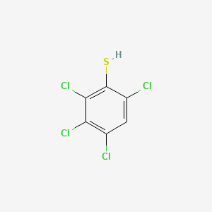 molecular formula C6H2Cl4S B12681505 Benzenethiol, 2,3,4,6-tetrachloro- CAS No. 4877-74-1
