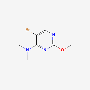 molecular formula C7H10BrN3O B1268157 5-bromo-2-methoxy-N,N-dimethylpyrimidin-4-amine CAS No. 57054-81-6