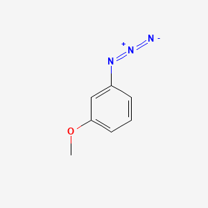 molecular formula C7H7N3O B1268161 1-Azido-3-methoxybenzene CAS No. 3866-16-8