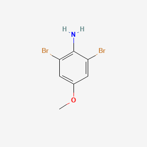 molecular formula C7H7Br2NO B1268162 2,6-Dibromo-4-methoxyaniline CAS No. 95970-05-1